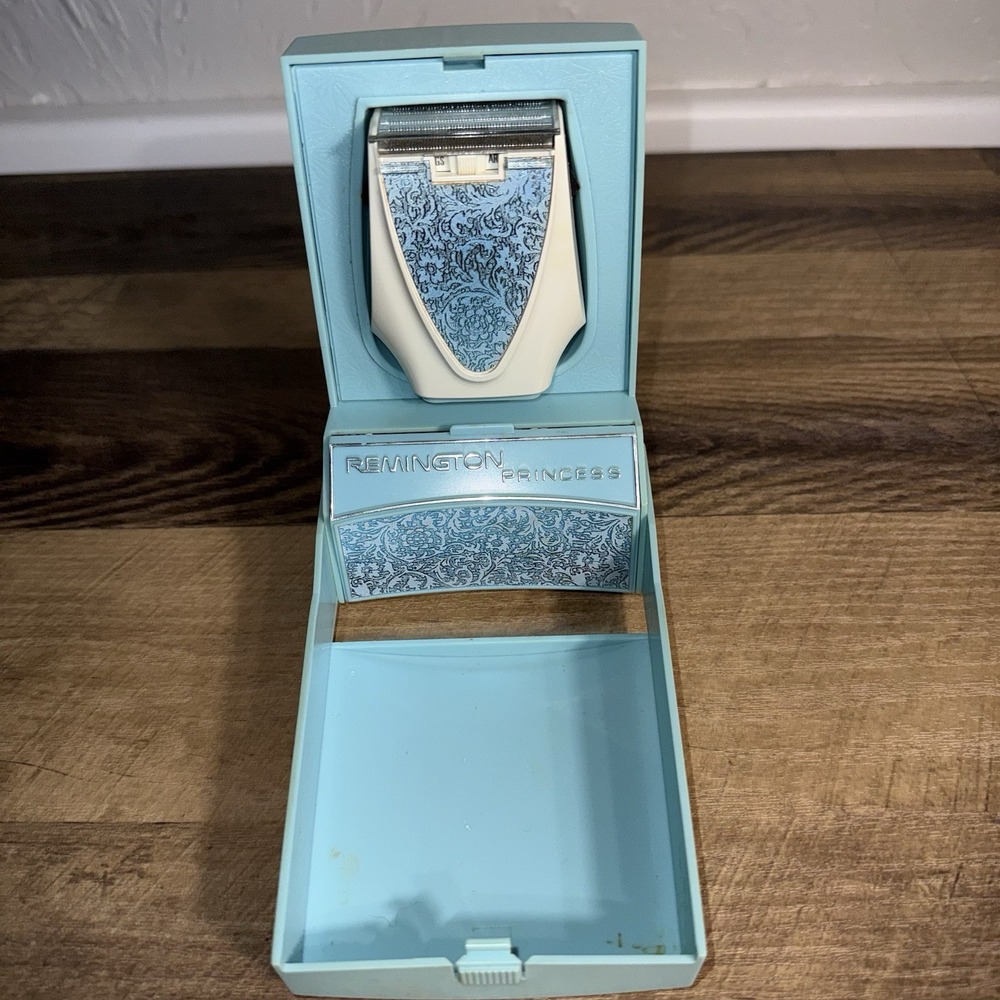 Vintage Remington Princess Electric Shaver Razor Model CL-50 Blue Tested MCM